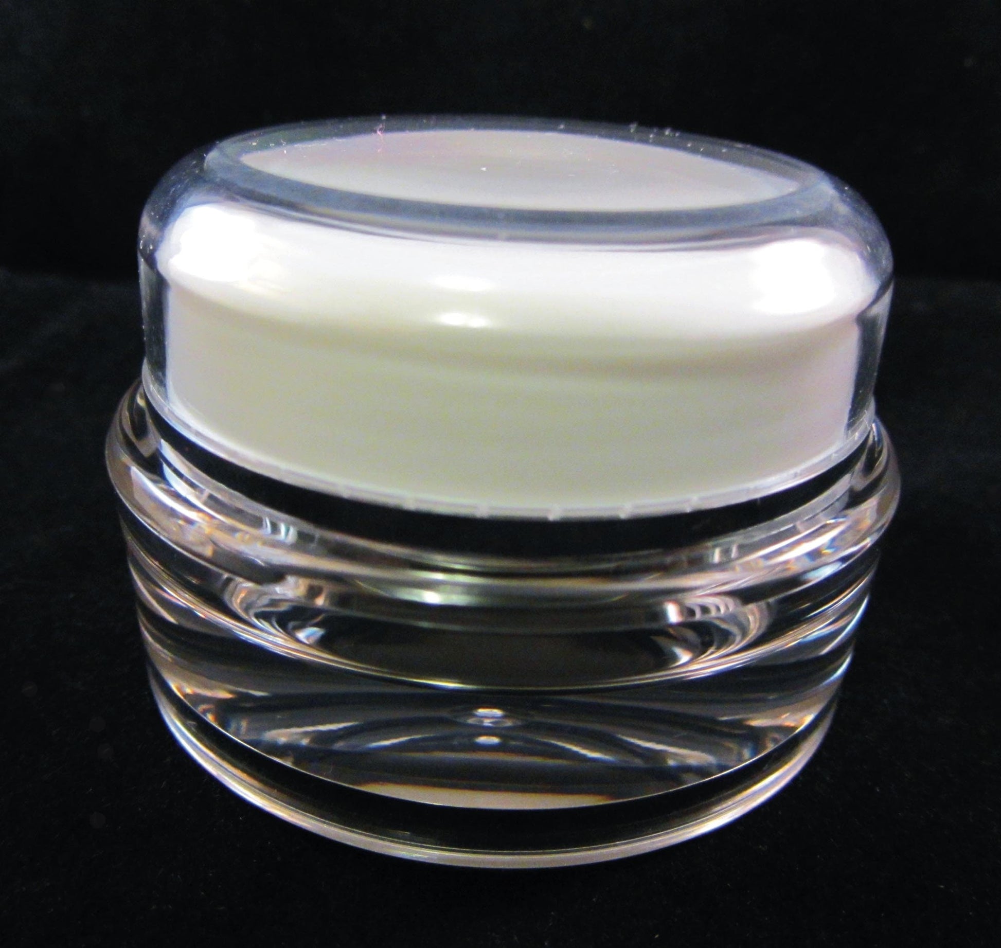 50 Acrylic Cosmetic Cream Jar Elegant Beauty Skincare Containers w/ Sealing Disc 15 Ml 0.5 oz. (3115-50) Discount Cosmetic Jars