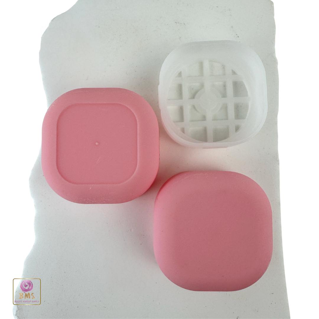 5 Square Lip Balm Ball Pink Beauty Containers (5 Sets) 9294-5